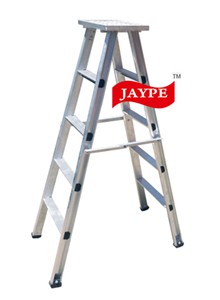 self support ladder with platform